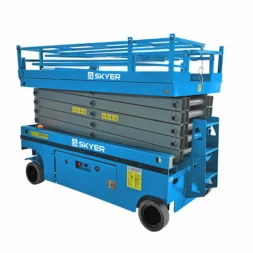 Подъемник самоходный ножничный с выдвижной платформой SKYER PL1625