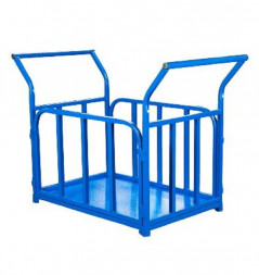 Тележка платформенная TOR ТП-Б (800х1200) с бортами и двумя ручками (без колес), шт