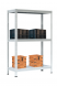 Стеллаж МС-Т 2000х1551х632 мм 3 яруса настил металл
