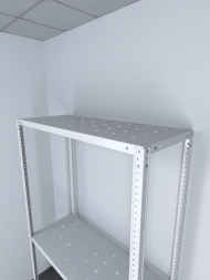 Стеллаж ТС Лайт 2000х1000х500 с 3 перфорированными полками