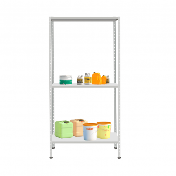 Стеллаж СТ-012 2200х1000х400 с 3 цинк полками до 250 кг