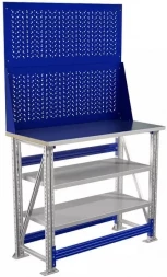 Верстак мини с двумя экранами модульный MT100.MF1/MF1.022