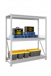 Стеллаж металлический MS Pro Z 2500х2100х1000 мм 3 яруса с нагрузкой 500 кг на полку