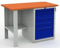 Верстак промышленный с ящиками W120.F2/WS6.000