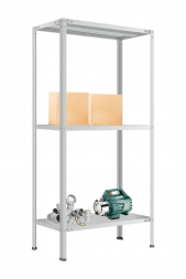 Стеллаж МС-900 2400х1000х300 мм 3 полки