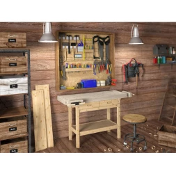Верстак деревянный Стандарт дуб