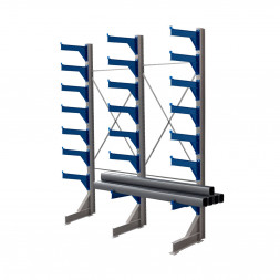 Стеллаж консольный односторонний КТр 4000х3360х1000 (800) 7 ярусов