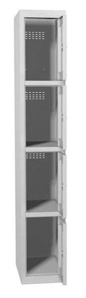 Шкаф модульный для хранения вещей Практик ML 14-30 1830х300х500 мм, базовый модуль