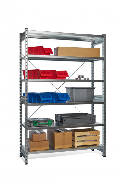 Стеллаж СТ-031 цинк 1855х1300х500 6 полок до 200 кг
