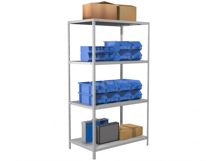 Стеллаж MS Standart 2550х1000х600 c 4 полками