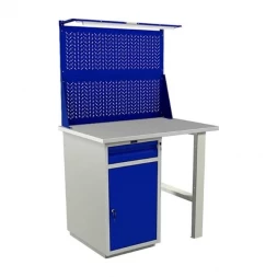 Верстак Практик с двумя экранами в сарай WT100.WD2/F1.021