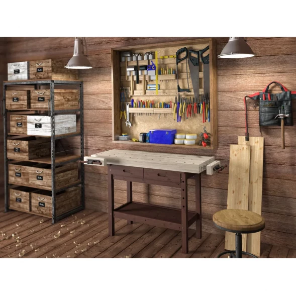 Верстак столярный Стандарт дуб АВК046