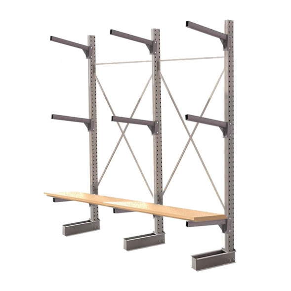 Стеллаж консольный односторонний КЛр 2500х3201х955 (800) 3 яруса