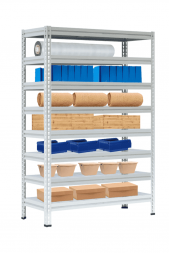 Стеллаж МС-Т 3000х1856х632 мм 8 ярусов настил металл