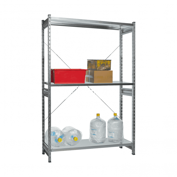 Стеллаж СТ-031 цинк 2067х1000х800 3 полки до 300 кг