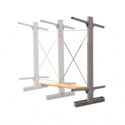 Стеллаж консольный двухсторонний КЛр 2500х1634х1300 (600) 2 яруса ДС