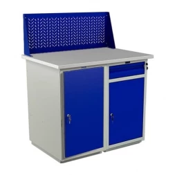 Верстак с полками и экраном производственный WT100.WD1/WD2.010