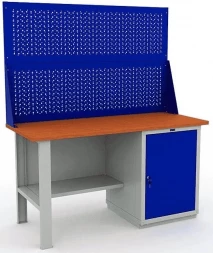 Верстак с экраном гаражный производственный W160.F2/WS1.020