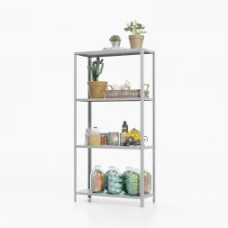 Стеллаж ТС-Лайт 2200х1200х400 с 4 сплошными полками