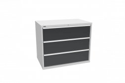 Тумба инструментальная ДиКом ВС-093, RAL 7038/7016