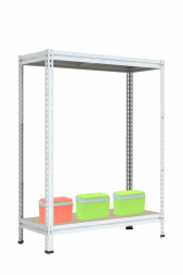 Стеллаж МС-Т 2500х1551х632 мм 2 яруса настил фанера