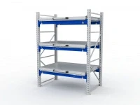 Стеллаж с выкатными платформами S-HEAVY 1000/1300 (3 яруса хранения) доп.