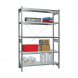 Стеллаж СТ-031 цинк 1855х1300х800 5 полок до 250 кг