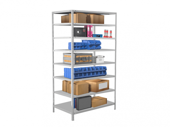 Стеллаж MS Standart 2550х700х600 c 8 полками