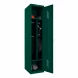 Шкаф металлический односекционный темно-зеленый