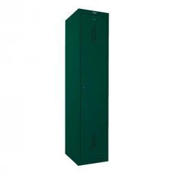 Шкаф металлический односекционный темно-зеленый
