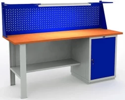 Верстак большой с полками и освещением W200.F2/WS1.011