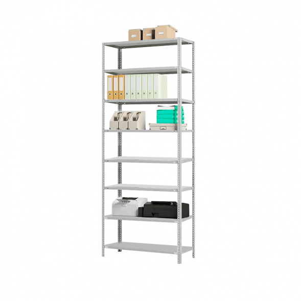 Стеллаж ТС-Лайт 2200х700х800 с 8 сплошными полками