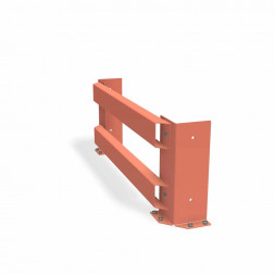 Защитное ограждение 1000 одного ряда стеллажей 2 балки