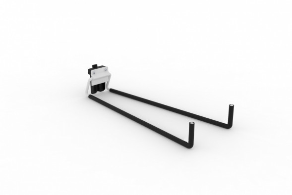 Держатель универсальный (3 ед.) крюк двойной длинный (Оц)