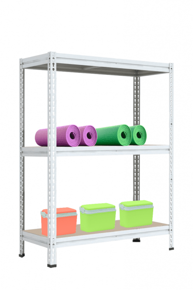 Стеллаж МС-Т 2500х1551х632 мм 3 яруса (настил фанера)