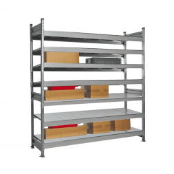 Стеллаж СТ-023 2200х1500х600 с 7 ярусами (рамы и настил - цинк)
