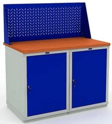Верстак металлический промышленный с экраном W120.WS1/WS1.010