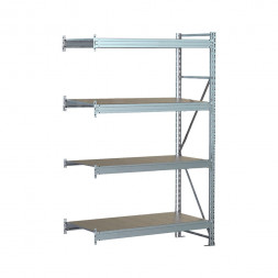 Стеллаж SGR-V 2000х1800х800 4 яруса (рамы, балки, настил - цинк) ДС