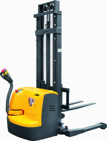 Штабелер самоходный 1,5 т 3,3 м XILIN CTDR15-III с раздвижными вилами и опорами (сопровождаемый), шт