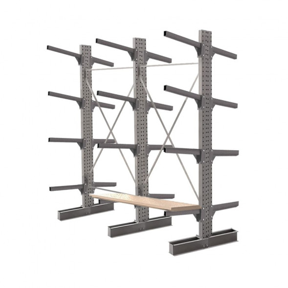 Стеллаж консольный двухсторонний КСр 2500х3294х1600 4 яруса