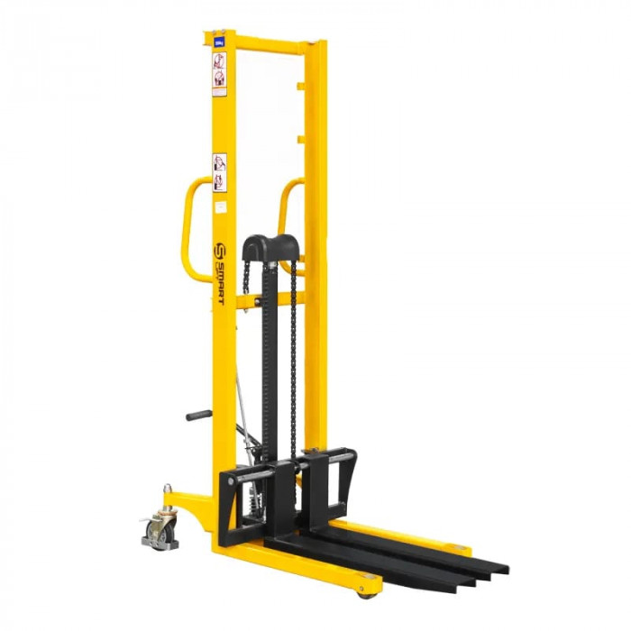 Ручной гидравлический штабелер SDJ 0516 500 кг; 1,6 м; вилы 200-550 мм SMARTLIFT SMART