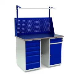 Верстак металлический комбинированный для СТО WT120.WD5/WD2.011