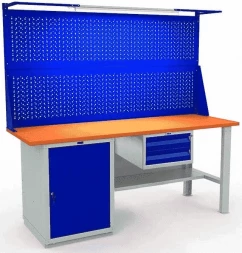 Верстак Практик с полками производственный W200.WS1/F2.121