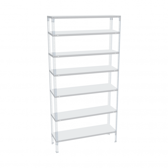 Стеллаж СТ-012 2500х700х500 с 7 полками до 140 кг