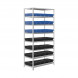 Стеллаж с 35 ящиками для хранения 1850х1000х400 8 полок
