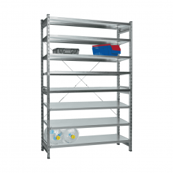 Стеллаж СТ-031 цинк 1855х1300х300 8 полок до 200 кг