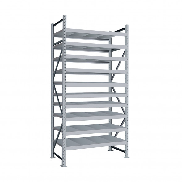 Стеллаж СТ-051 4000х1800х650 с 10 ярусами