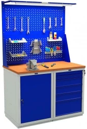 Верстак для квартиры с полками W120.WS1/WS6.021