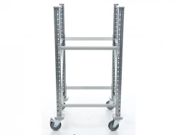 Стеллаж MS Pro 1350/781x606 передвижной для 4 колес