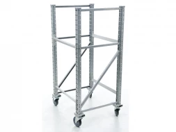 Стеллаж MS Pro 1350/781x606 передвижной для 4 колес